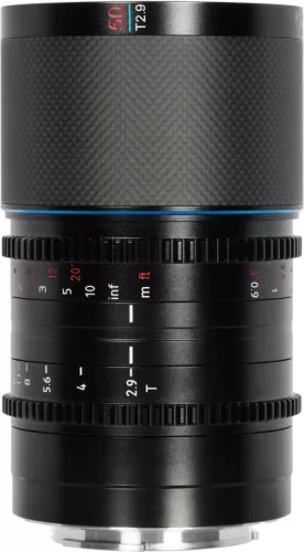 Sirui Saturn 50mm T2.9 1,6x anamorfikus objektív (Blue Flare‑kék becsillanás) - Canon RF