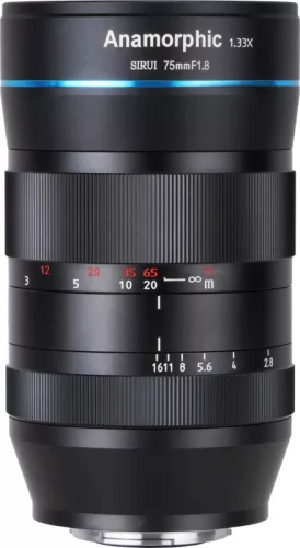 Sirui anamorfikus objektív 1,33x 75mm f/1.8 - Nikon Z