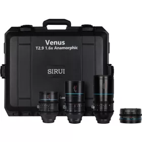   Sirui Venus anamorfikus 3x objektívkészlet (35/75/150mm + 1,25x adapter) + kemény tok - Sony E