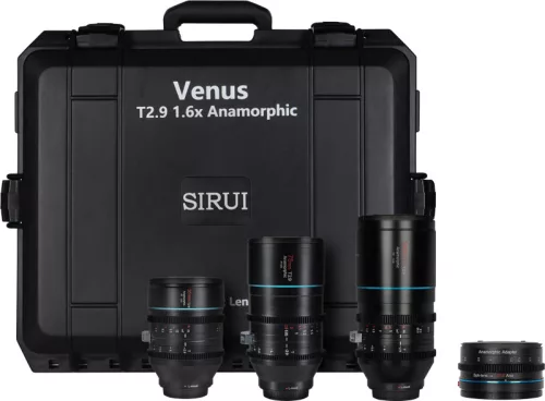 Sirui Venus anamorfikus 3x objektívkészlet (35/75/150mm + 1,25x adapter) + kemény tok - L bajonett