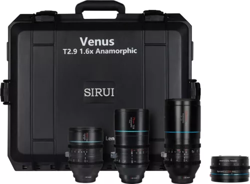 Sirui Venus anamorfikus 3x objektívkészlet (35/75/150mm + 1,25x adapter) + kemény tok - Canon RF