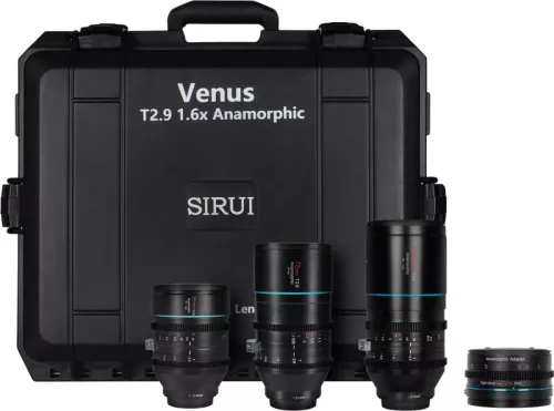 Sirui Venus anamorfikus 3x objektívkészlet (35/75/150mm + 1,25x adapter) + kemény tok - Nikon Z
