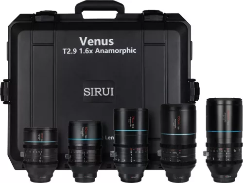 Sirui Venus anamorfikus 5x objektívkészlet (35/50/75/100/150mm) + kemény tok - L bajonett