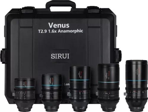 Sirui Venus anamorfikus 5x objektívkészlet (35/50/75/100/150mm) + kemény tok - Canon RF