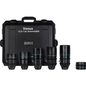   Sirui Venus anamorfikus 5x objektívkészlet (35/50/75/100/150mm + adapter) + kemény tok - Nikon Z