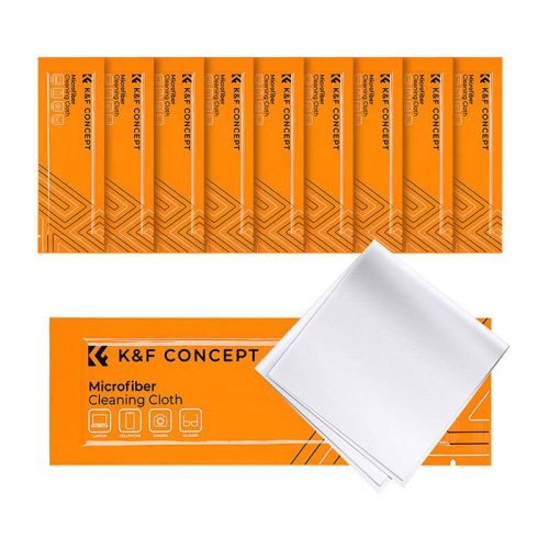 K&F Concept Mikroszálas Lencsetisztító Kendő - 15x15cm - 10db