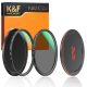 K&F Concept 58mm 3in1 Filter Kit: MCUV +CPL Polár-Szűrő -Nano-X Objektív Filter Set Fém Lencse-sapkával