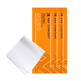   K&F Concept objektív tisztító mikroszálas kendő 15x15cm (3db) - Fehér