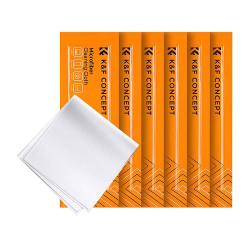 K&F Concept Mikroszálas Objektívtisztító Kendő - 15x15cm - 6db