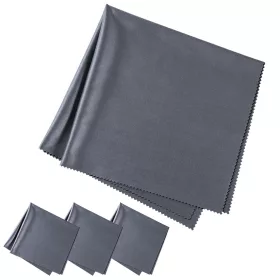  Objektív Tisztító Microfiber Kendő 40x40cm (4db) - Fekete