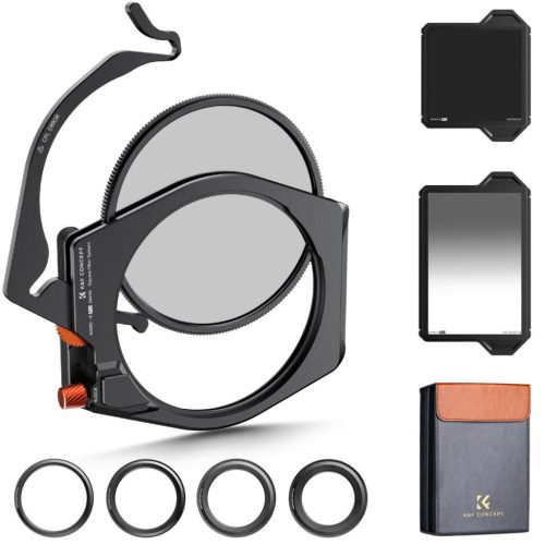 K&F Concept X-Pro Kit - CPL+ ND8 +ND1000 Négyzet Szűrőtartó Rendszer - 67/ 72/ 77/ 82mm lencsékre -X-Pro Rendszer