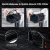 K&F Concept X-Pro Kit - CPL+ ND8 +ND1000 Négyzet Szűrőtartó Rendszer - 67/ 72/ 77/ 82mm lencsékre -X-Pro Rendszer