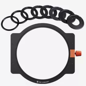   K&F Concept Négyzet Szűrőtartó Adapter + 9 db Adaptergyűrű