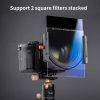 K&F Concept Négyzet Szűrőtartó Adapter + 9 db Adaptergyűrű