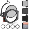 K&F Concept X-Pro Kit - CPL+ ND8 +ND64 +ND1000 Négyzet Szűrőtartó Rendszer - 67/ 72/ 77/ 82mm lencsékre -X-Pro Rendszer