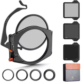   K&F Concept X-Pro Kit - CPL+ ND8 +ND64 +ND1000 Négyzet Szűrőtartó Rendszer - 67/ 72/ 77/ 82mm lencsékre -X-Pro Rendszer