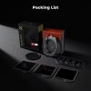 K&F Concept X-Pro Kit - CPL+ ND8 +ND64 +ND1000 Négyzet Szűrőtartó Rendszer - 67/ 72/ 77/ 82mm lencsékre -X-Pro Rendszer