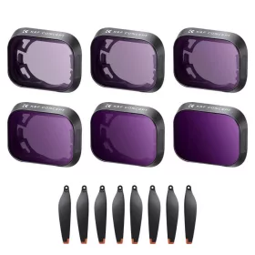   K&F Concept DJI Drone Mini3 Pro 6in1 ND (ND4 +ND8 +ND16 +ND32 +ND64 +ND1000 ) ND-szűrő Filter (6db) - Mini3 ND szűrő Kit