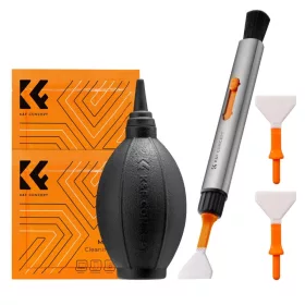   K&F Concept 6in1 Kamera és Objektív Tisztító Kit -Blower, Szenzor tisztító, LensPan Lencse-tisztító Set