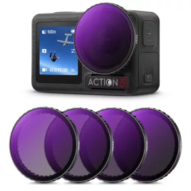   K&F Concept ND szűrőszett DJI Osmo Action 3/4/5 Pro (ND8/ND16/ND32/ND64)