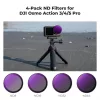 K&F Concept ND szűrőszett DJI Osmo Action 3/4/5 Pro (ND8/ND16/ND32/ND64)