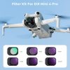 K&F Concept 6in1 DJI Mini 4 Pro CPL +ND Szűrő Kit -CPL ND8 ND16 ND32 ND64 ND128