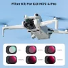 K&F Concept 6in1 DJI Mini 4 Pro CPL +ND4/PL+ND8/PL+ND16/PL+ND32/PL+ND64/PL Szűrő Kit