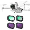 K&F Concept 4in1 DJI Mini 4 Pro CPL +UV +ND8 +ND16 Szűrő Kit