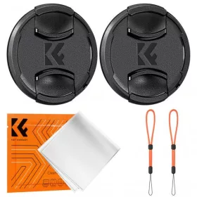   K&F Concept 77 mm-es lencsesapka + objektívsapka rögzítő pánt