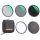 K&F Concept Mágneses Objektív Szűrő Kit - (CPL +ND8 +ND64) + Objektív sapka + Tok - 55mm