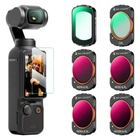   K&F Concept Magnetic UV + CPL + ND/PL (4+5+6+8 stops) szűrő készlet a DJI Osmo Pocket 3-hoz