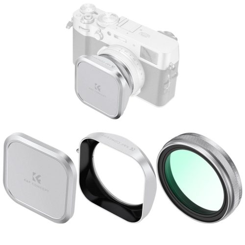 K&F Concept Fujifilm X100 Filter Szett ( MC-UV + Lencsevédő + Objektívsapka)