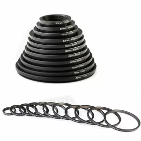  K&F Concept 11-in-1 Step Down Ring (Menetszűkítő gyűrű) Kit - szűrő adapter Set (11db)