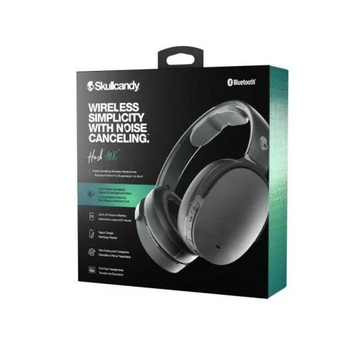 Skullcandy Hesh Bluetooth vezeték nélküli over-ear fejhallgató, BT 5.0, ANC, Rapid Charge (fekete)