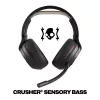 Skullcandy Crusher PLYR 720 Bluetooth vezeték nélküli over-ear fejhallgató Mikrofon PS5 Nintendo Switch (fekete)