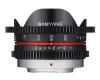 Samyang 7,5 mm T/3,8 UMC VDSLR Micro 4/3 fekete