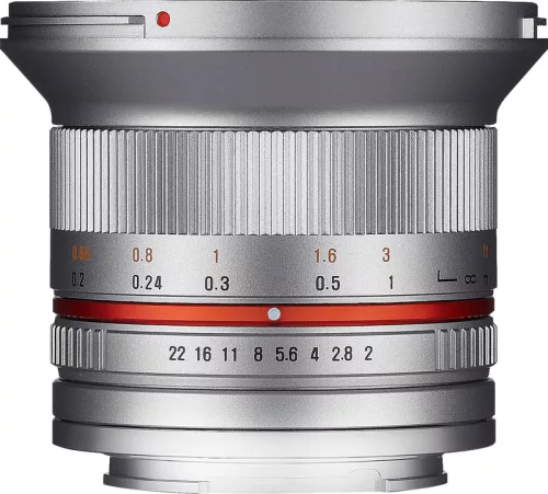 Samyang 12mm f/2.0 NCS CS Fuji X (Silver) –Objektív