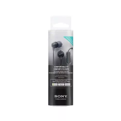 Sony MDR-EX15AP In-Ear fülhallgató – mikrofon (fekete)