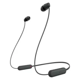   Sony WI-C100 Bluetooth vezeték nélküli fülhallgató, BT 5.0, távirányítóval (fekete)