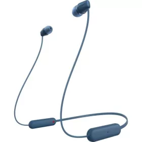   Sony WI-C100 Bluetooth vezeték nélküli fülhallgató, BT 5.0, távirányítóval (kék)