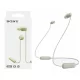 Sony WI-C100 Bluetooth vezeték nélküli in-ear fülhallgató BT 5.0 távirányítóval (bézs)