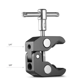   SmallRig Super Clamp (1/4" - 3/8" csavaros) Fotós Rögzítő Satu [2058]