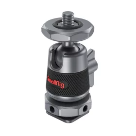   SmallRig Mini gömbfej 1/4-es csatlakozással, vakupapucs adapterrel