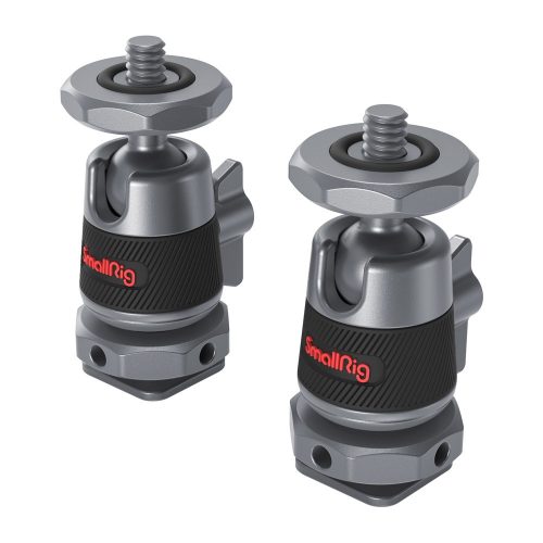 SmallRig Mini Gömbfej ColdShoe (Vakupapucs) Adapter-rögzítő (2db) [2948]