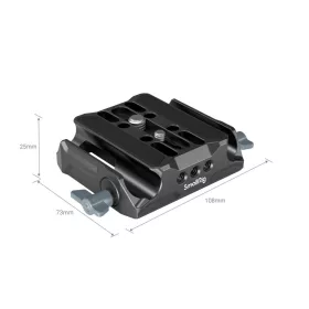   SmallRig Univerzális LWS Alaplap + Kettős 15mm Rúdszorító (3357)