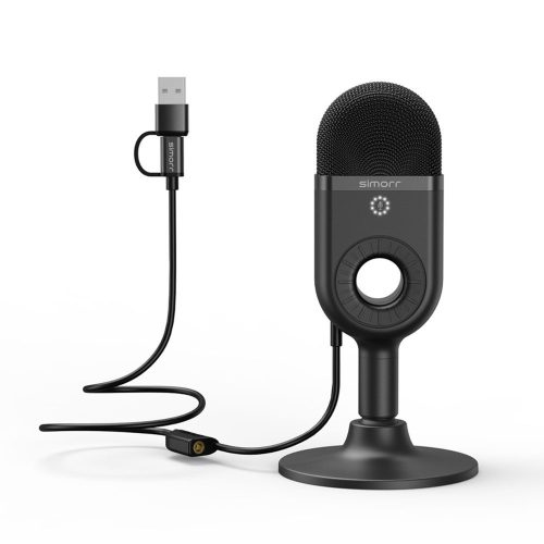 SmallRig Simorr Wave U1 USB kondenzátor mikrofon -fekete (3491)