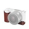 SmallRig Sony ZV-E10 Bőr féltok -barna (3527)