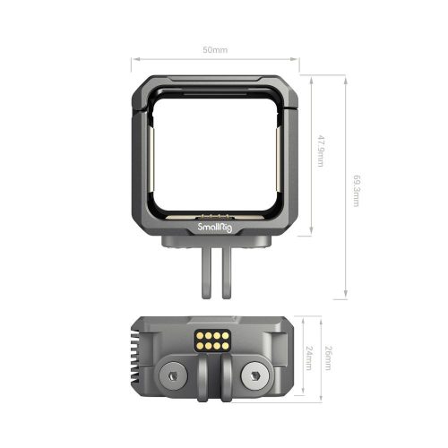 SmallRig DJI Action 2 Akciókamera Rig-Cage -Ketrec