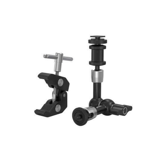 SmallRig Rögzítő satu és Magic Arm (18cm) vakupapucs adapterrel