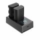 SmallRig Canon LP-E6NH fényképezőgép akkumulátor- és töltőkészlet